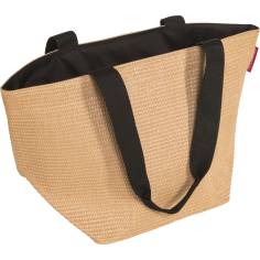 Reisenthel Shopper M Raffia Black 2