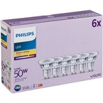 Philips riflettore LED GU10 set 6pz. 4,6W 2700K