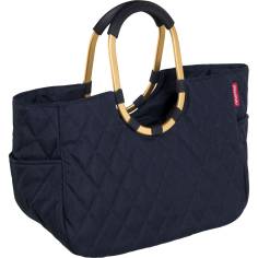 Reisenthel Loopshopper L rhombus midnight gold 2