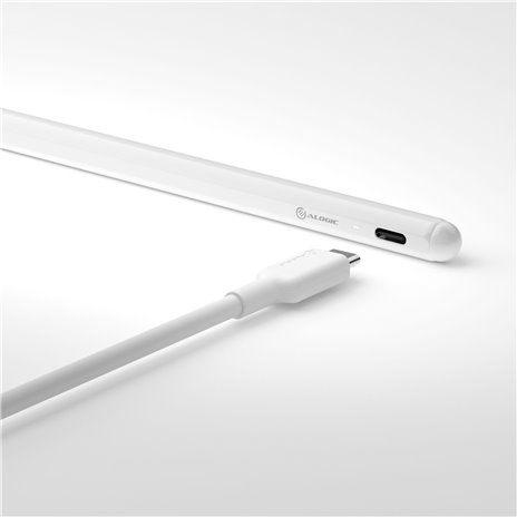 Alogic iPad Stylus Pen Magnetic Wireless Charging White