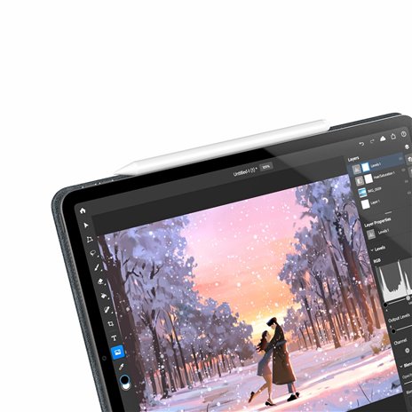 Alogic iPad Stylus Pen Magnetic Wireless Charging White