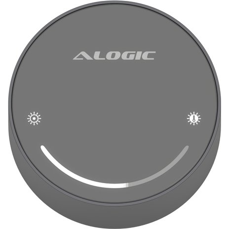 Alogic Illuminate Light Bar with 4k Autofocus Camera Space Grey