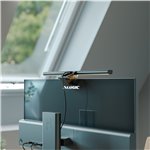 Alogic Illuminate Light Bar with 4k Autofocus Camera Space Grey