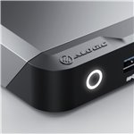 Alogic 100W USB-C DX2Pro Dual 4K Display Docking Station Space Gr