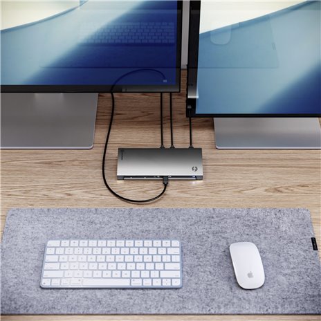 Alogic Blaze Thunderbolt 4 Dual 4K Docking Station Space Gray