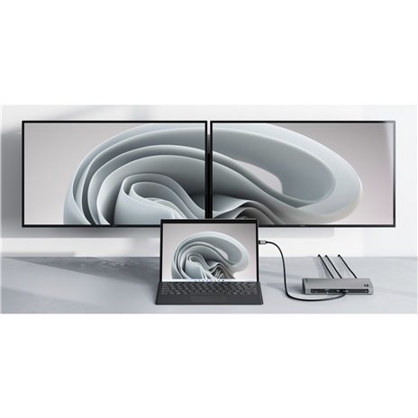 Alogic Blaze Thunderbolt 4 Dual 4K Docking Station Space Gray