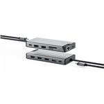 Alogic USB-C PD DV3 Triple Display Docking Station Space Gr