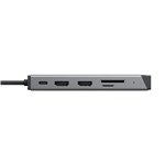 Alogic USB-C PD DV3 Triple Display Docking Station Space Gr