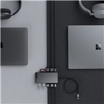 Alogic USB-C PD DV3 Triple Display Docking Station Space Gr