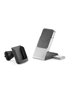 Alogic Matrix+ Wireless 3-in-1 Ladestation MagSafe + Vent Mount
