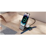 Alogic Matrix+ Wireless 3-in-1 Ladestation MagSafe + Vent Mount