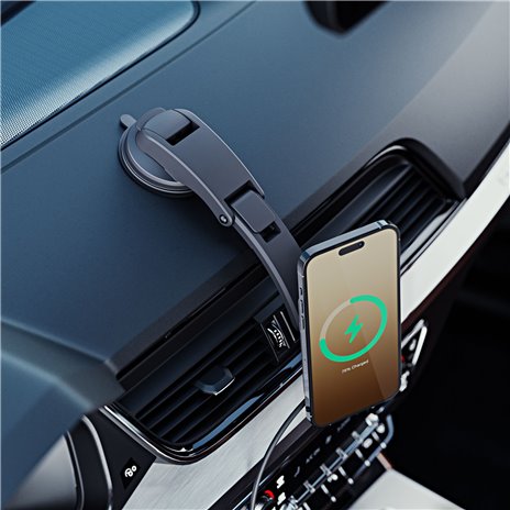 Alogic Matrix+ Magn Wireless Car Powerbank Air Vent + Dash Mount