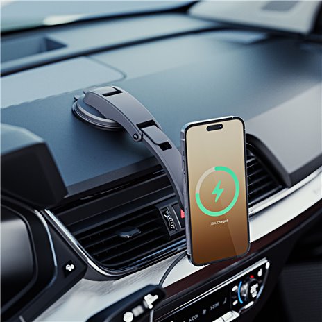 Alogic Matrix+ Magn Wireless Car Powerbank Air Vent + Dash Mount