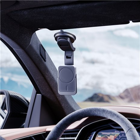 Alogic Matrix+ Magn Wireless Car Powerbank Air Vent + Dash Mount