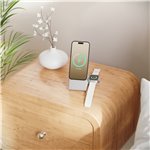 Alogic Matrix+ 3-in-1 Magnetic Charger+Power Bank+AW Puk bianco