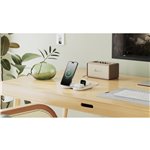Alogic PackAway 3-in-1 Qi2 Wireless Charging Stand White