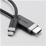 Alogic Fusion USB-C a HDMI 2.0 4K cavo 1m Space Gray