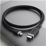 Alogic Fusion USB-C a HDMI 2.0 4K cavo 2m Space Gray