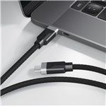 Alogic Fusion USB-C a USB-C 3.2 4K cavo 1m nero Space Gray