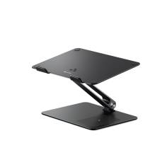 Alogic Elite Aluminum Laptop Stand Wireless Charger Black 2