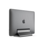 Alogic Bolt Vertical Laptop Stand Space Gray