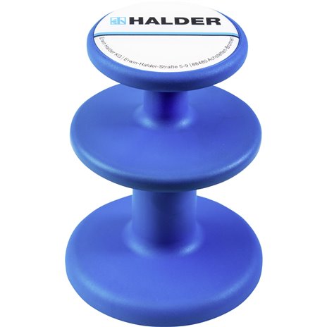 1x10 Halder supporto magnetico blu