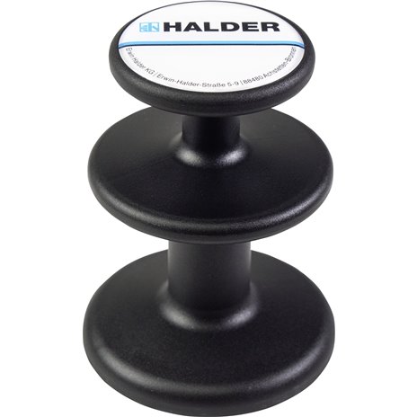 1x10 Halder supporto magnetico nero