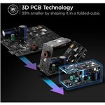 Conceptronic OZUL06BE 6 porte 200W USB-C caricabatt.