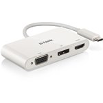 D-Link DUB-V310 USB-C 3-Port Video Adapter