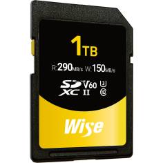 Wise SDXC UHS-II V60         1TB R:290MBs / W:150MBs  WI-SD-S1024 2