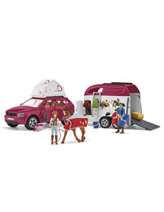 Schleich Horse Club        42535 Auto e rimorchio per cavalli