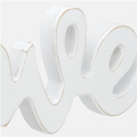 ZEP Delia                  3x9x9 Holz weiß Drei Herzen      RE366