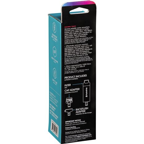 Hydrapak filtro 28mm blu