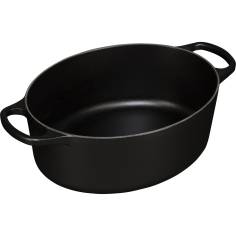 Le Creuset Signature casseruola ovale 29 cm nero 2