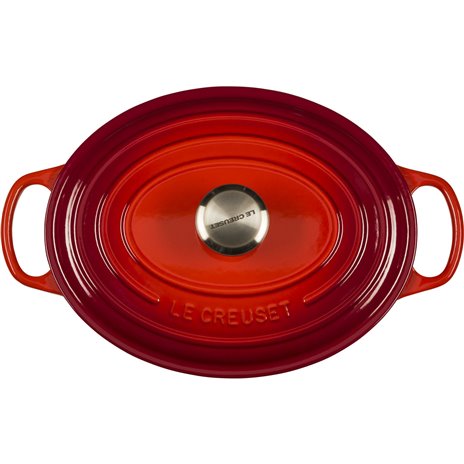 Le Creuset Signature casseruola ovale 29 cm rosso ciliegia