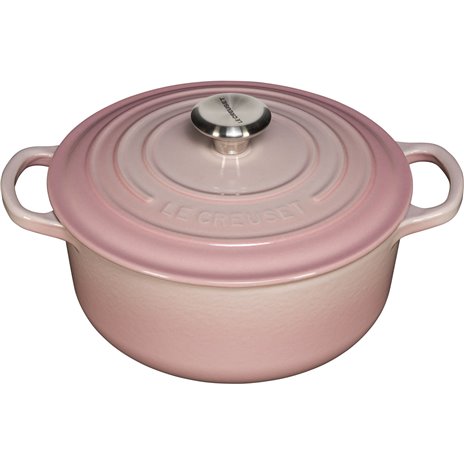 Le Creuset Signature cocotte rotonda ghisa 20cm shellpink