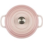 Le Creuset Signature cocotte rotonda ghisa 20cm shellpink