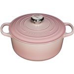 Le Creuset Signature cocotte rotonda ghisa 24cm shellpink