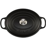 Le Creuset Signature cocotte ovale ghisa 27cm nero opaco