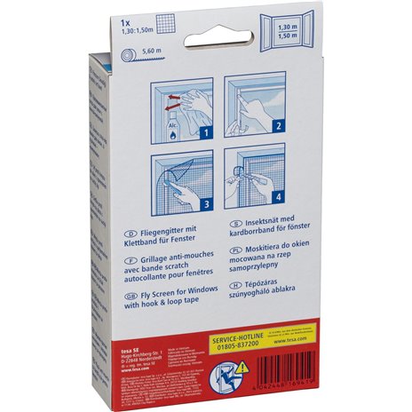 Tesa Insect stop Standard 1,5mx1,3m bian. 55672