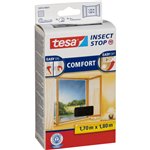 Tesa zanzariera finestra strappo 1,7X1,8m nero 55914