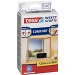 Tesa zanzariera finestra strappo 1,2X2,4m nero 55918