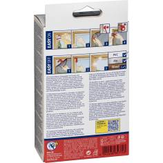 Tesa zanzariera finestra strappo 1,2X2,4m nero 55918 2