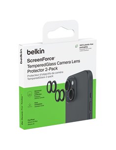 1x2 Belkin protez. lenti fotoc. TempGlass iPhone 15/15 Plus