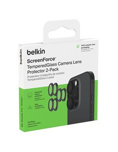 1x2 Belkin protez. lenti fotoc. TempGlass iPhone 16Pro/16ProMax