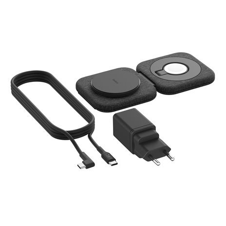 Belkin BOOST PRO 2-in-1 Qi2 15W mag.Lades.f.unterwegs WIZ026vfBK