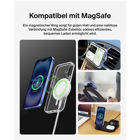 Belkin ScreenForce magn.Schutzh. iPhone 16 transparent MSA025hqCL