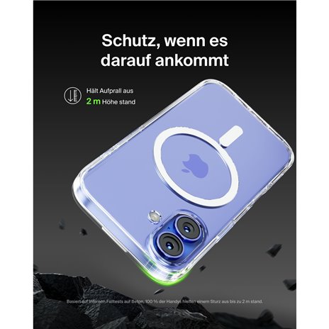 Belkin ScreenForce magn.Schutzh. iPhone 16 transparent MSA025hqCL