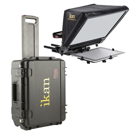 Ikan PT-ELITE-V2-TK Elite Tablet + iPad Teleprompter Travel kit