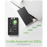 RaidSonic ICY BOX IB-2817M-C32 allogg. funz. raffr. M2 NVMe SSD